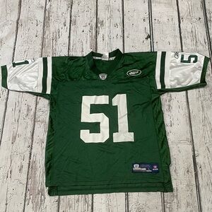 Aaron Maybin #51 New York Jets Reebok NFL Football Jersey Sports Top Shirt